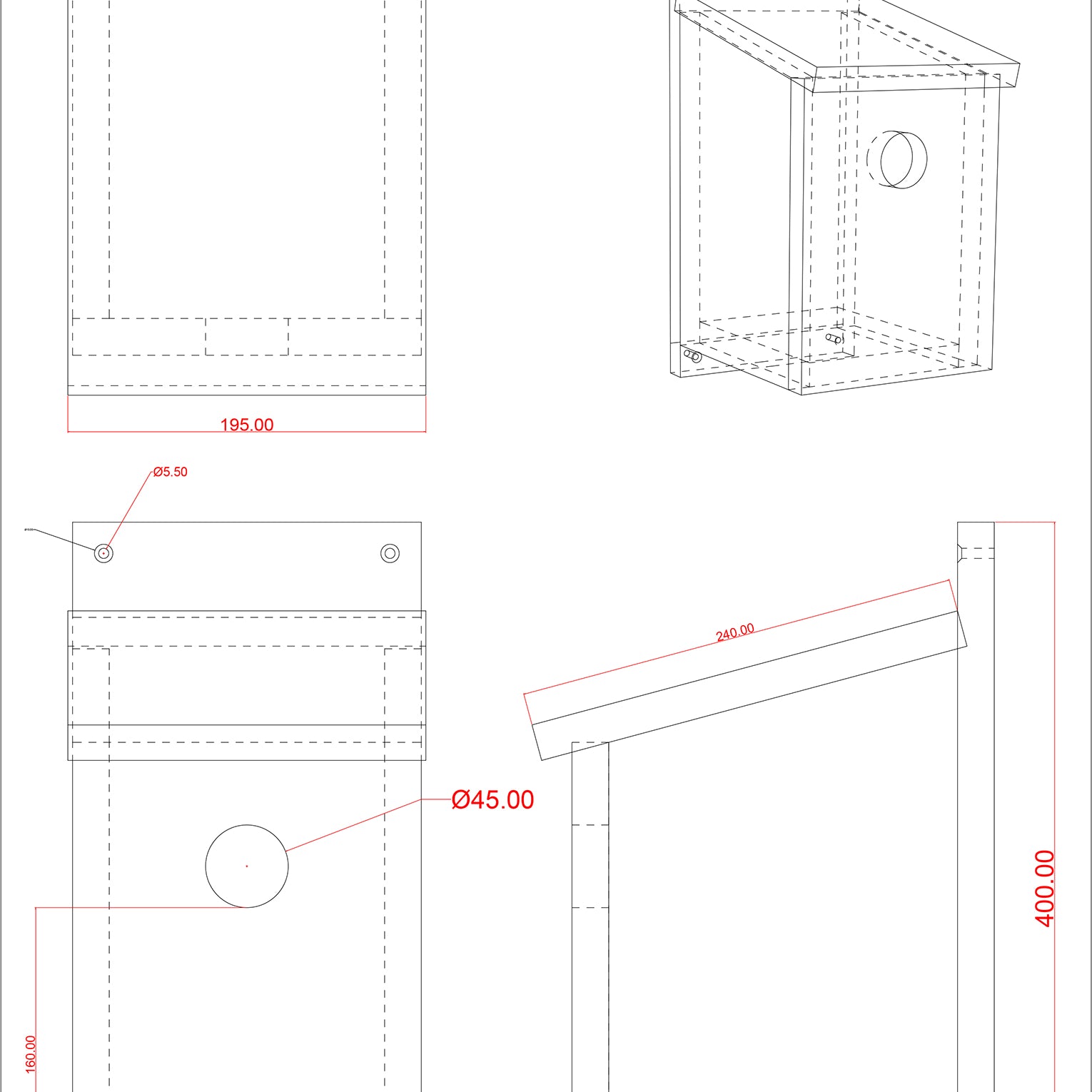 Starling nest box dimensions